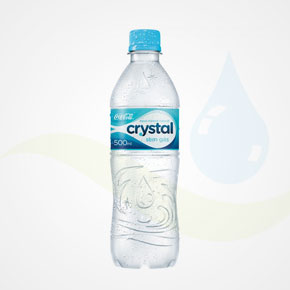 Água Mineral sem Gás Garrafas de 500 ml Crystal