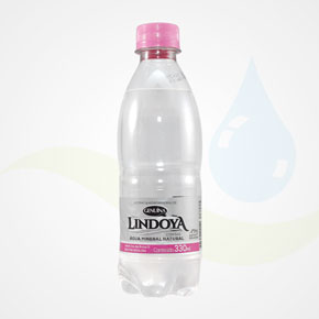Água Mineral com Gás Garrafas de 330 ml Lindoya Genuína